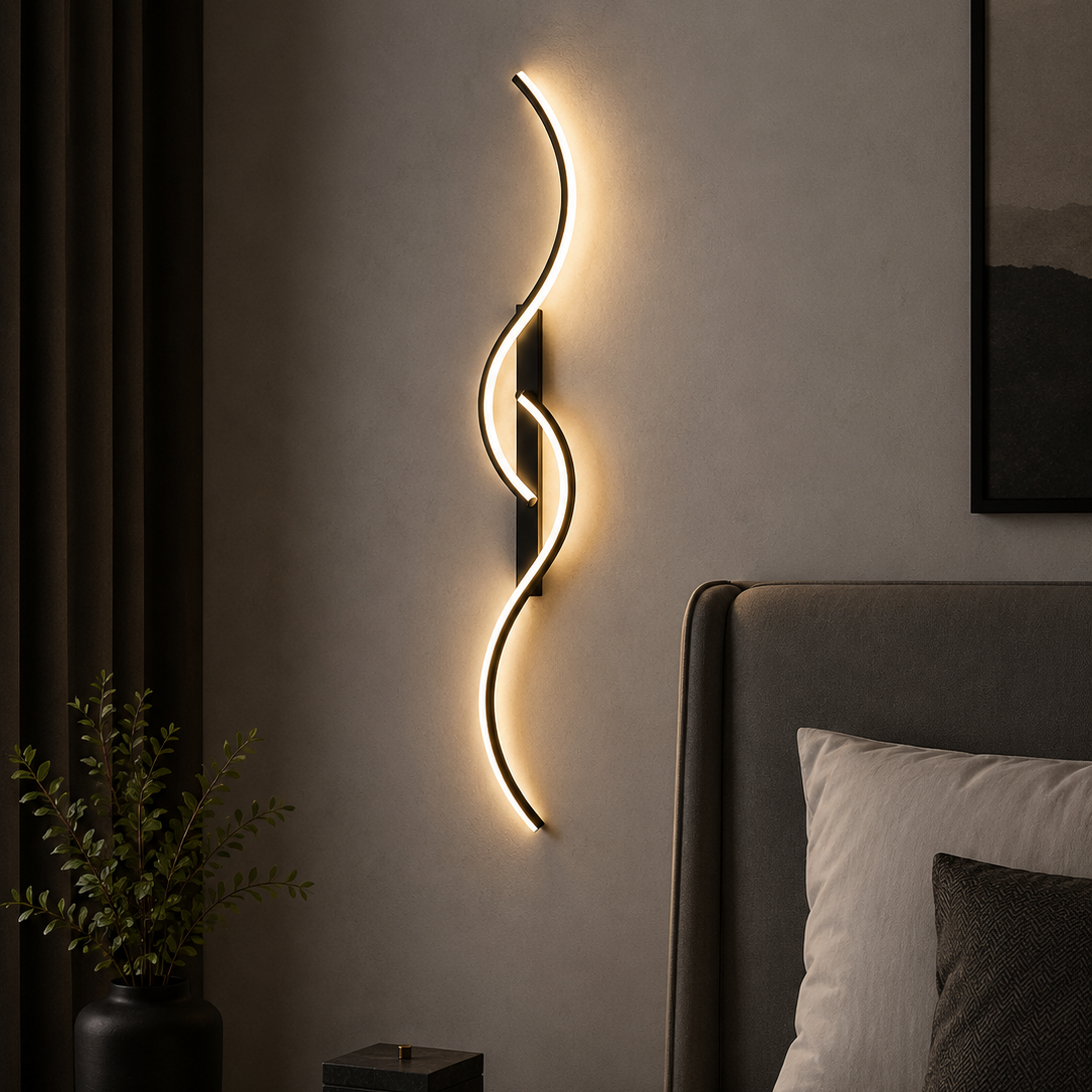 Luxury Modern LED Wall Light | Living Room Bedroom Wall Sconce