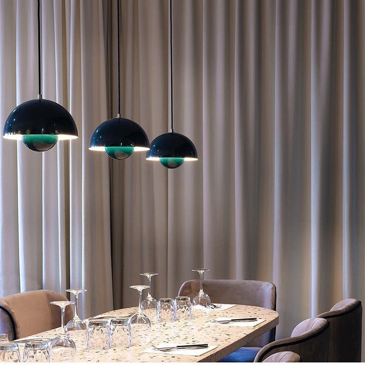 Luxury Modern Pendant Light | Scandinavian Dome Ceiling Hanging Lamp | Kitchen Island Light | Dining Room Lighting | Living Room Pendant Fixture