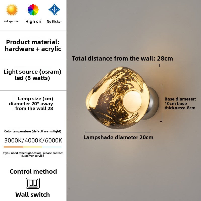 Full Spectrum Lava Wall Lamp Modern LED Lighting