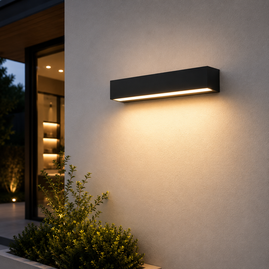 Luxury Modern Outdoor Wall Light | Waterproof LED Linear Wall Sconce