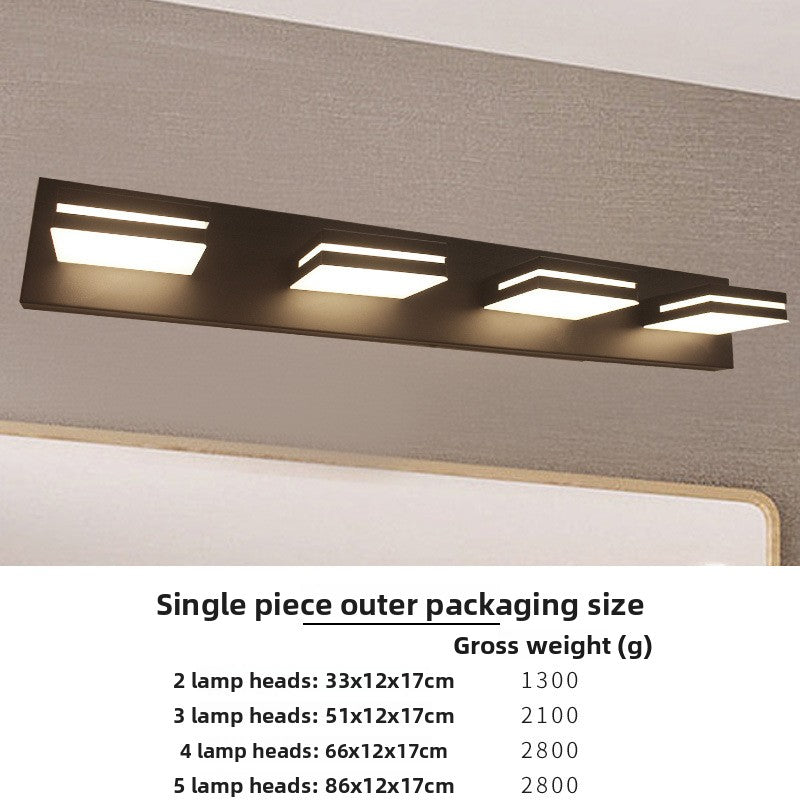 Modern Square LED Wall Lamp with Adjustable Lighting