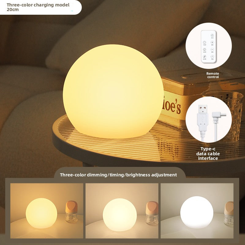 Rechargeable Spherical Night Light with Remote