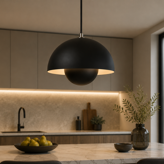 Nordic Dome Pendant Ceiling Light - Modern Luxury LED Hanging Lamp for Kitchen Island & Living Room