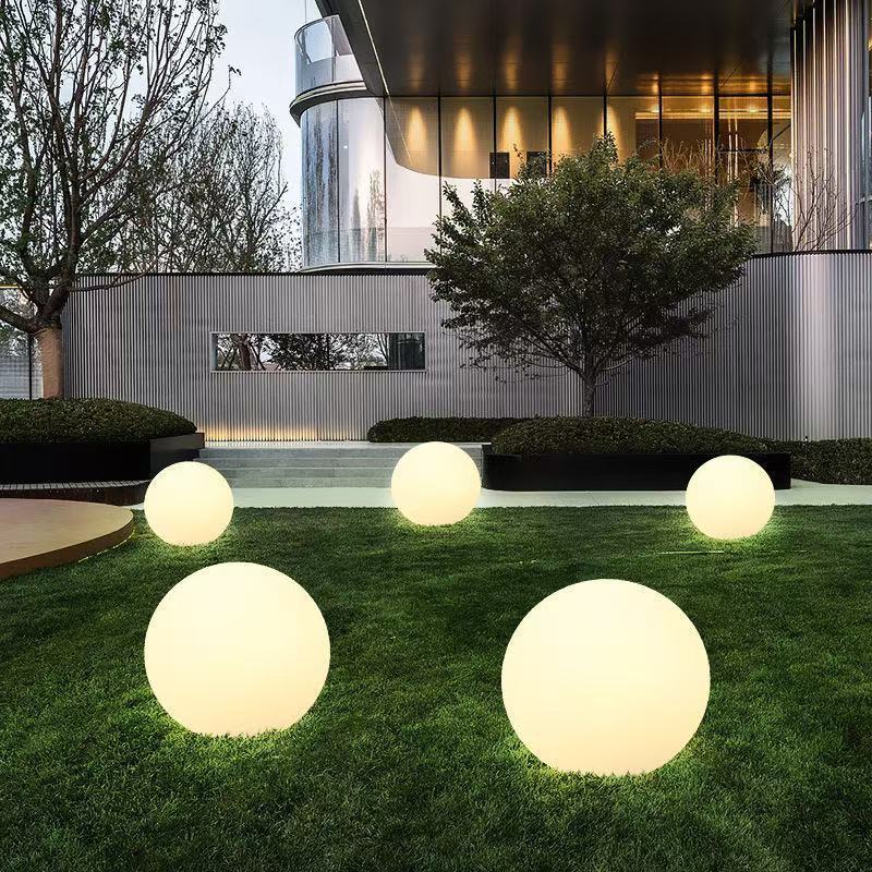 Solar Powered Colorful Spherical Garden Lights
