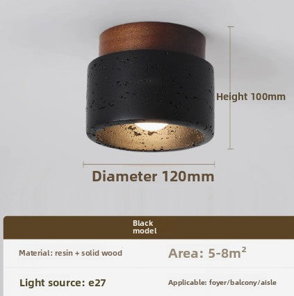 Modern Travertine Ceiling Light | Luxury Flush Mount Ceiling Lamp | Living Room Ceiling Light | Bedroom Light Fixture | Hallway Lighting | Home Ceiling Light