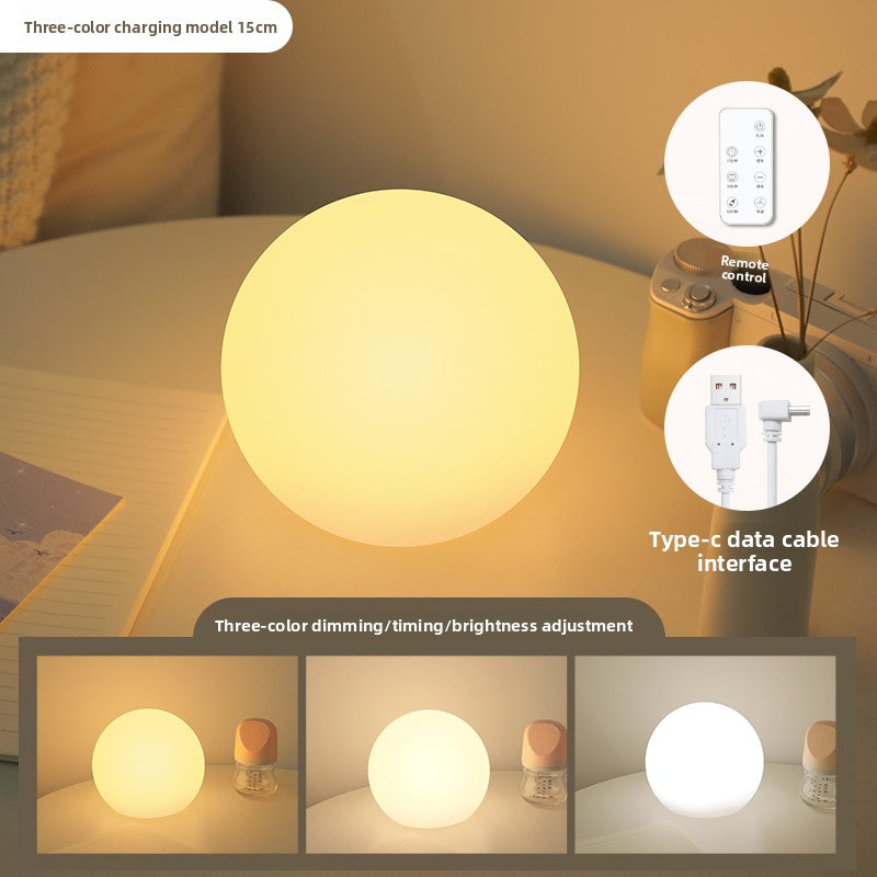 Rechargeable Spherical Night Light with Remote