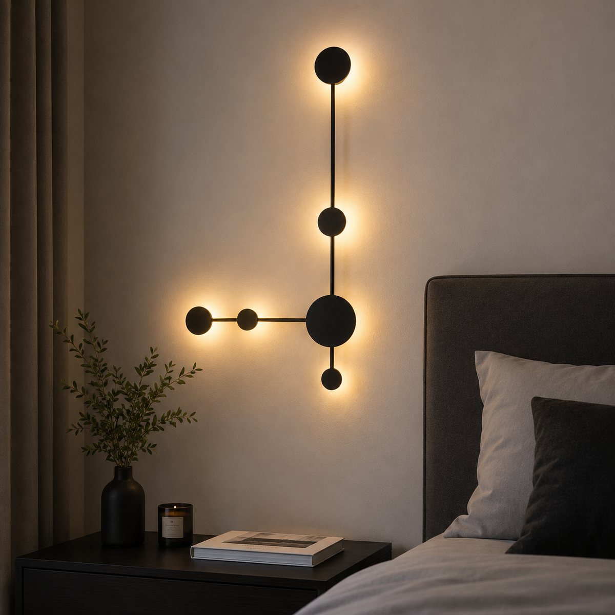 Luxury Modern LED Wall Light | Geometric Globe Wall Sconce