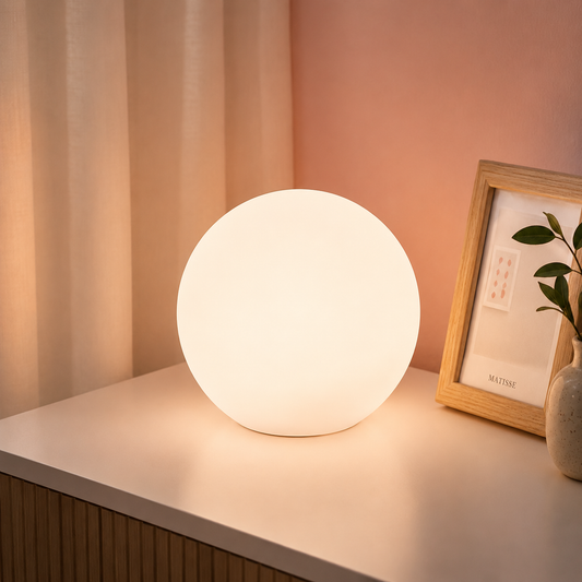 Luxury Modern LED Globe Table Lamp | Minimalist Bedside Lamp
