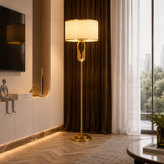 Luxury Modern LED Floor Lamp | Designer Standing Reading Lamp