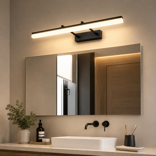 Luxury Modern LED Bathroom Vanity Wall Light | Linear Mirror Wall Lamp