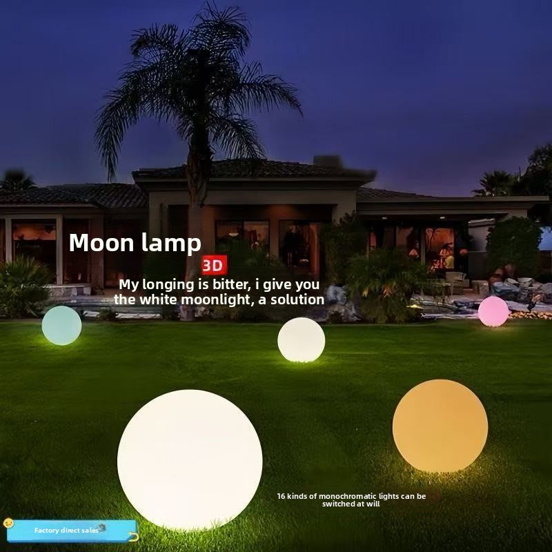 Solar Powered Colorful Spherical Garden Lights